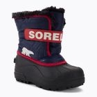 Sorel Snow Commander vaikiški trekingo batai nocturnal/sail red