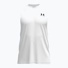 Vyriški treniruočių marškinėliai Under Armour Left Chest Cut Off Tank white/black