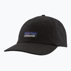 Kepuraitė su snapeliu Patagonia P-6 Logo Trucker black