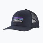 Kepuraitė su snapeliu Patagonia P-6 Logo Trucker navy blue