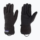 Moteriškos žygių pirštinės atagonia Retro Pile Fleece black