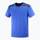 Salomon Essential Colorbloc mėlyni vyriški trekingo marškinėliai LC1715900