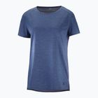 Moteriški trekingo marškinėliai Salomon Outline Summer SS navy blue LC1708700