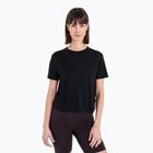 Moteriški žygio marškinėliai icebreaker Merino 150 Tech Lite III SS Crop Tee black