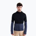 Vyriškas žygio džemperis icebreaker Merino 200 Realfleece™ Descender black/graphite/cb