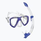 Paviršinio nardymo rinkinys Mares Combo Trygon blue/white/clear