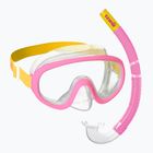 Vaikiškas paviršinio nardymo rinkinys Mares Combo Jelly pink/yellow/clear