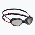 Zoggs Tiger Titanium pilki/raudoni/veidrodiniai dūminiai plaukimo akiniai 461094