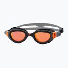 Plaukimo akiniai Zoggs Predator Flex Titanium grey/ black/ mirror orange