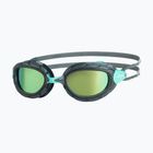 Plaukimo akiniai Zoggs Predator Titanium Reactor grey/ turquoise/ titanium reactor