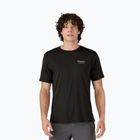 Vyriški marškinėliai Patagonia Cap Cool Merino Blend Graphic Shirt Heritage header/black