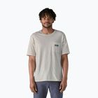 Vyriški marškinėliai Patagonia Daily Pocket Tee birch white
