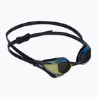 TYR Tracer-X RZR veidrodiniai lenktyniniai plaukimo akiniai aukso/juodos spalvos LGTRXRZM_751