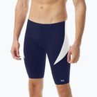 Vyrų plaukimo šortai TYR Durafast Elite Curve Splice Hexa Jammer navy/white