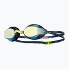 Plaukimo akiniai TYR Blackops 140 Ev Racing Mirrored gold/navy/yellow