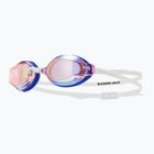 Moteriški plaukimo akiniai TYR Blackops 140 Ev Racing Mirrored pink/white