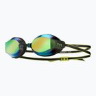 Plaukimo akiniai TYR Blackops 140 Ev Racing Mirrored fluo green/black