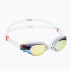 Plaukimo akiniai TYR Vesi Mirrored gold/white