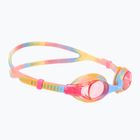 "TYR Swimple Tie Dye Non-Mirrored" rožinės, oranžinės ir geltonos spalvos vaikiški plaukimo akiniai