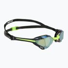 "TYR Tracer-X Elite Racing" veidrodiniai juodi/alyvos spalvos plaukimo akiniai