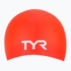 Plaukimo kepuraitė TYR Long Hair Wrinkle Free Silicone bright red