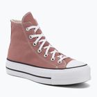 Moteriški sportbačiai Converse Chuck Taylor All Star Lift Hi light saddle/natural ivory