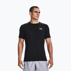 Under Armour HeatGear Armour Fitted vyriški treniruočių marškinėliai juodi 1361683