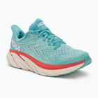 Moteriški bėgimo bateliai HOKA Clifton 8 Wide aquarelle/eggshell blue