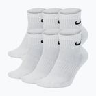Kojinės Nike Everyday Cushioned 6 poros white/black