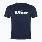 Vyriški teniso marškinėliai Wilson Team Graphic classic navy script