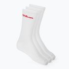Kojinės Wilson Crew Logo 3 poros bright white
