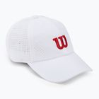 Kepuraitė su stogeliu Wilson Active Perforated Cap bright white / infrared