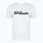 Moteriški teniso marškinėliai Wilson Team Graphic Script W bright white script