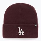 Žieminė kepurė 47 Brand MLB Los Angeles Dodgers Haymaker dark maroon