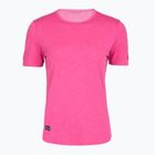 Moteriški bėgimo marškinėliai Saucony Stopwatch SS fuchsia heather