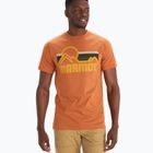 Marmot Coastal orange vyriški trekingo marškinėliai M12561