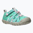 Vaikiški sandalai KEEN Seacamp II CNX aqua/giggle pink