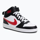 Vaikiški batai Nike Court Borough Mid 2 white/white/black/university red
