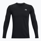 Vyriški treniruočių marškinėliai ilgomis rankovėmis Under Armour CG Armour Fitted Crew black/white