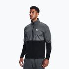 Under Armour vyriški Pique Track pilkos spalvos treniruočių sportiniai marškinėliai 1366202