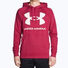 Vyriški Under Armour Rival Fleece Big Logo HD džemperiai su gobtuvais raudona ir balta 1357093