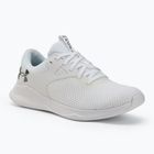 Moteriški treniruočių batai Under Armour W Charged Aurora 2 white/white/metallic warm silver