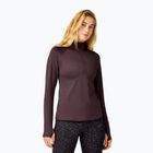 Moteriškas bėgimo džemperis Brooks Dash 1/2 Zip 3.0 brown