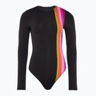 Hurley Fiji Fantasy Tie Back Moterų maudymosi kostiumas Surf Suit black