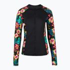 "Hurley" moteriška plaukimo striukė ilgomis rankovėmis "Fiji Fantasy Zip Front Rashguard" juoda