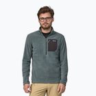 Vyriškas šiltas džemperis Patagonia R1 Air Zip Neck nouveau green