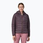 Moteriška pūkinė striukė Patagonia Down Sweater Hoody obsidian plum