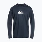 Vyriški plaukimo marškinėliai ilgomis rankovėmis Quiksilver Solid Streak navy blazer/white
