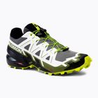 Salomon Speedrcross 6 juodai balti vyriški bėgimo bateliai L41738300