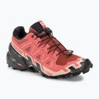 Salomon Speedcross 6 moteriški bėgimo bateliai cow hide/black/english rose